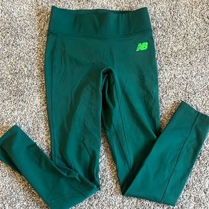 green new balance tights